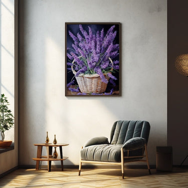 Lavender Flower Painting